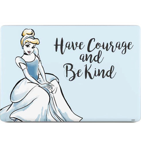 Disney Princess Cinderella Have Courage and Be Kind Art MacBook Skins